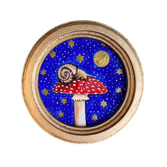 SNAIL ON FLY AGARIC - Medieval Miniatures