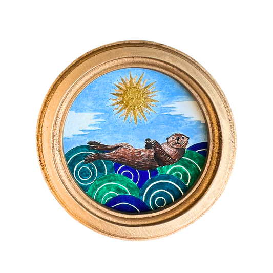 SUNBATHING OTTER - Medieval Miniatures