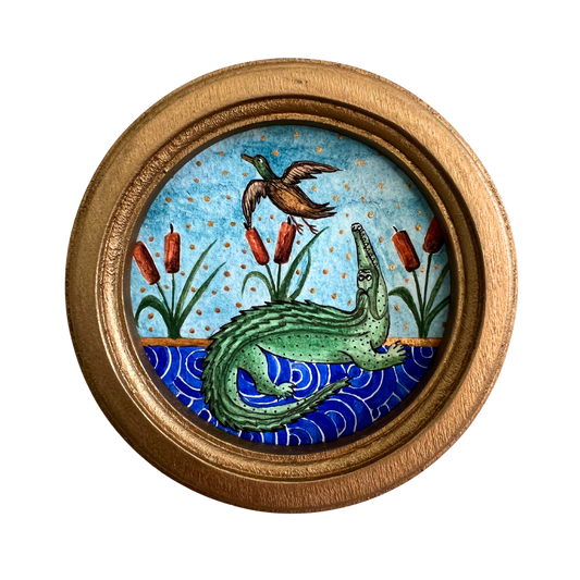 HUNGRY CROCODILE - Medieval Miniature